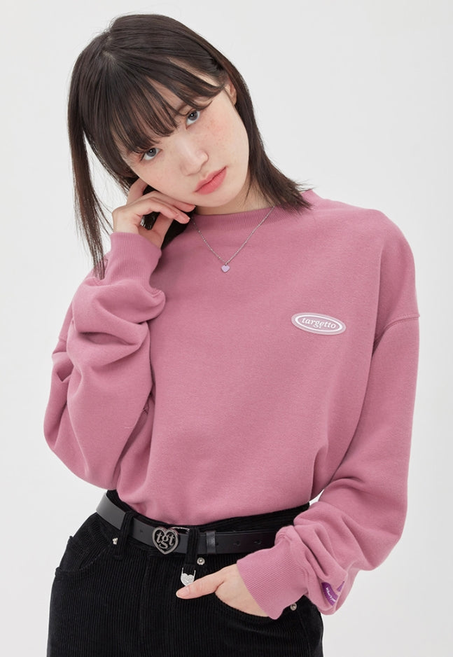 TARGETTO(ターゲット) GRADATION LOGO SWEAT SHIRT_Dark Pink