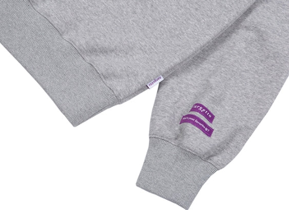 TARGETTO(ターゲット) GRADATION LOGO SWEAT SHIRT_Melange Grey
