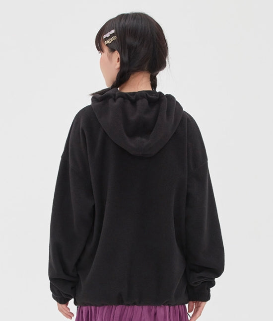 TARGETTO(ターゲット)  POLAR FLEECE HOODIE_Black