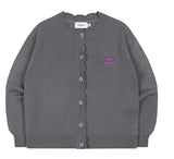 TARGETTO(ターゲット) BALLOON SCALLOP CARDIGAN_Dark Grey