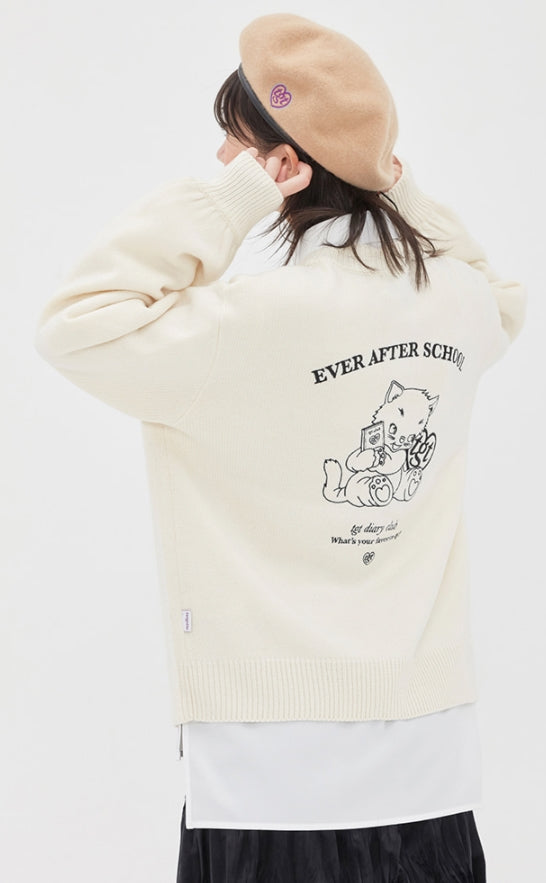 TARGETTO(ターゲット) BALLOON SCALLOP CARDIGAN_OATMEAL