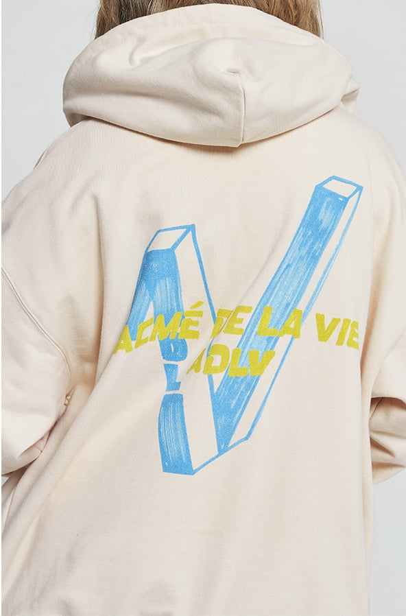 アクメドラビ(acme' de la vie)   MARKERS LOGO ZIPUP IVORY