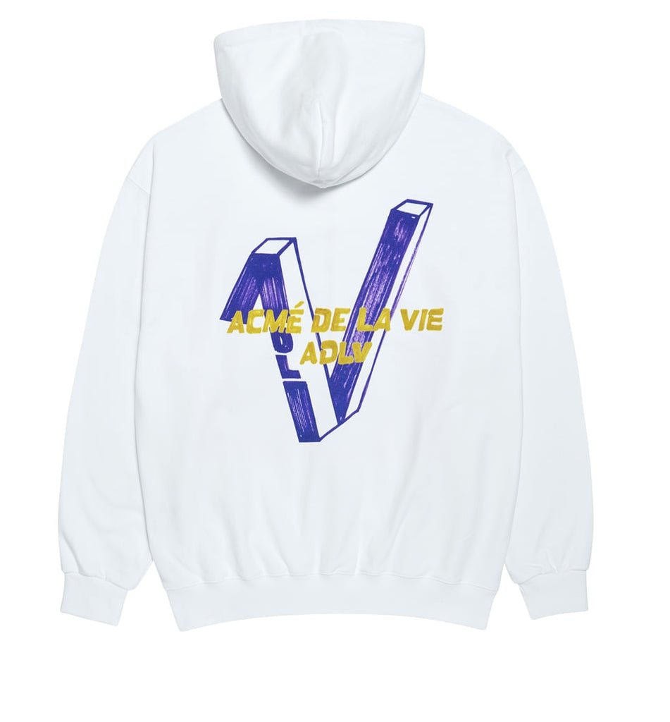 アクメドラビ(acme' de la vie)   MARKERS LOGO ZIPUP WHITE