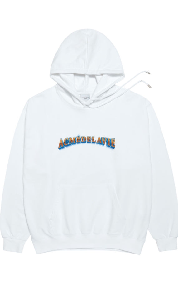 アクメドラビ(acme' de la vie)   CINEFILM HOODIE WHITE
