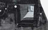 アクメドラビ(acme' de la vie) ADLV TIE-DYE DENIM PANTS FOR WOMEN BLACK