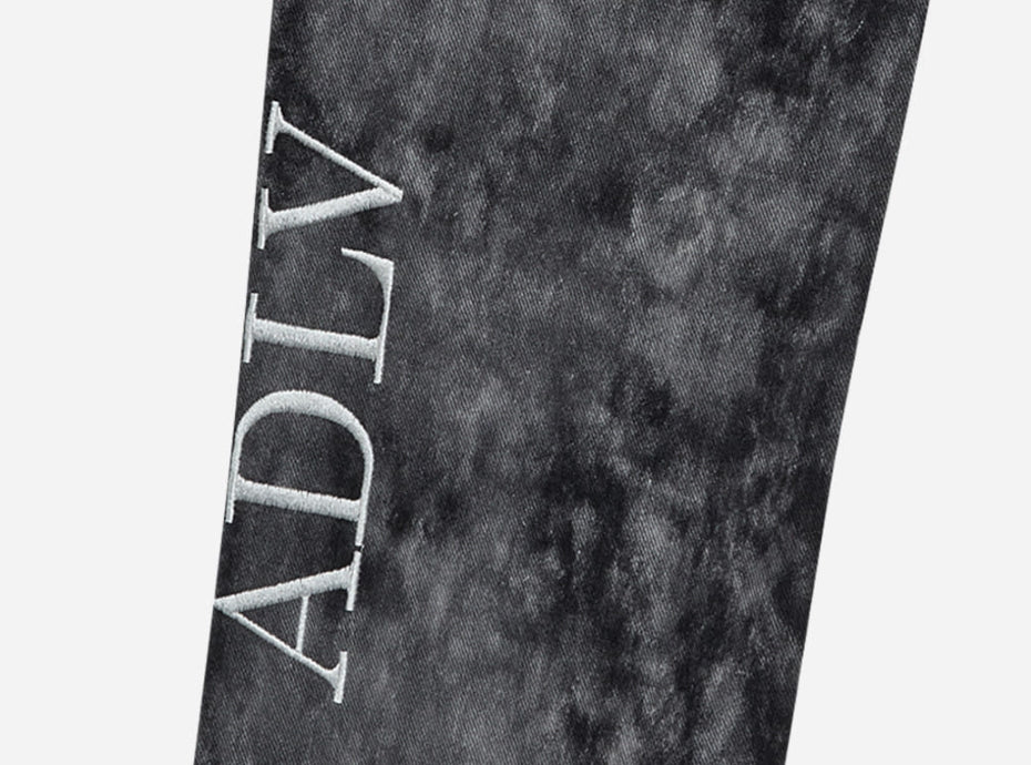 アクメドラビ(acme' de la vie) ADLV TIE-DYE DENIM PANTS FOR WOMEN BLACK