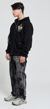 アクメドラビ(acme' de la vie) ADLV TIE-DYE DENIM PANTS FOR MEN BLACK