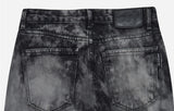 アクメドラビ(acme' de la vie) ADLV TIE-DYE DENIM PANTS FOR MEN BLACK