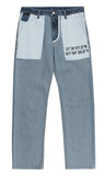 アクメドラビ(acme' de la vie) ADLV REVERSED DENIM PANTS FOR WOMEN BLUE