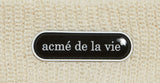 アクメドラビ(acme' de la vie)  ADLV EMBO LOGO WAPPEN BEANIE BEIGE