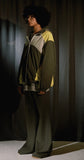 ORDINARY PEOPLE(オーディナリーピープル)  COLOR BLOCK HOODED YELLOW WIND BREAKER