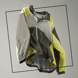 ORDINARY PEOPLE(オーディナリーピープル)  COLOR BLOCK HOODED YELLOW WIND BREAKER