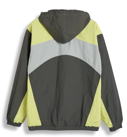 ORDINARY PEOPLE(オーディナリーピープル)  COLOR BLOCK HOODED YELLOW WIND BREAKER