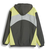 ORDINARY PEOPLE(オーディナリーピープル)  COLOR BLOCK HOODED YELLOW WIND BREAKER
