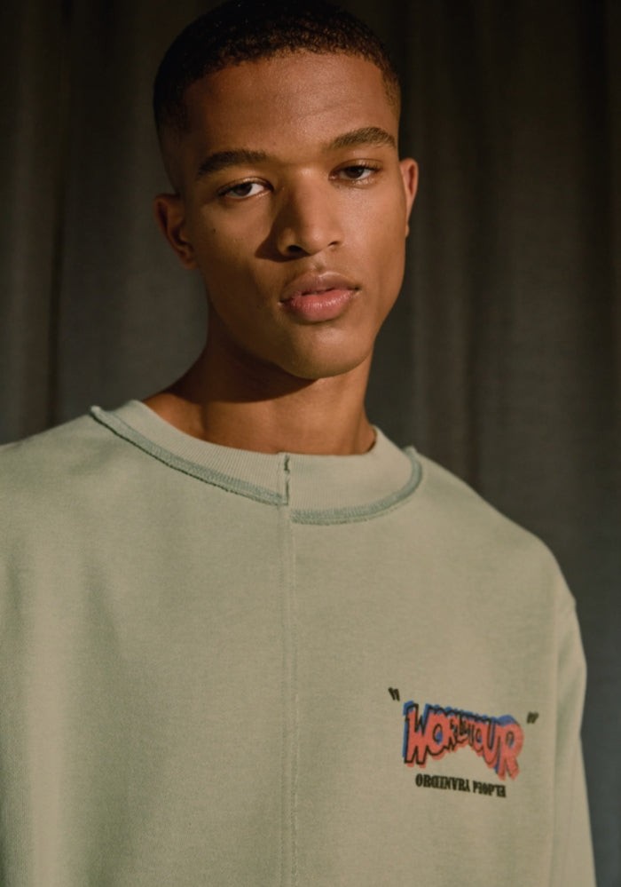 ORDINARY PEOPLE(オーディナリーピープル) WORLD TOUR MINT SWEATSHIRTS