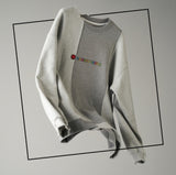 ORDINARY PEOPLE(オーディナリーピープル) SMILE PATCH LOGO GREY SWEATSHIRTS