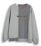 ORDINARY PEOPLE(オーディナリーピープル) SMILE PATCH LOGO GREY SWEATSHIRTS