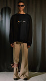 ORDINARY PEOPLE(オーディナリーピープル) SMILE PATCH LOGO NAVY SWEATSHIRTS