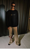ORDINARY PEOPLE(オーディナリーピープル) SMILE PATCH LOGO NAVY SWEATSHIRTS