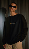 ORDINARY PEOPLE(オーディナリーピープル) SMILE PATCH LOGO NAVY SWEATSHIRTS