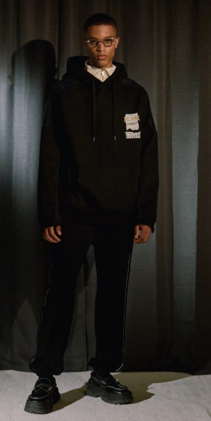ORDINARY PEOPLE(オーディナリーピープル) PEOPLE LOVER BLACK HOODIE
