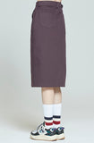 ロマンティッククラウン(ROMANTIC CROWN)   FRONT PLACKET SKIRT_PURPLE