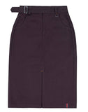 ロマンティッククラウン(ROMANTIC CROWN)   FRONT PLACKET SKIRT_PURPLE
