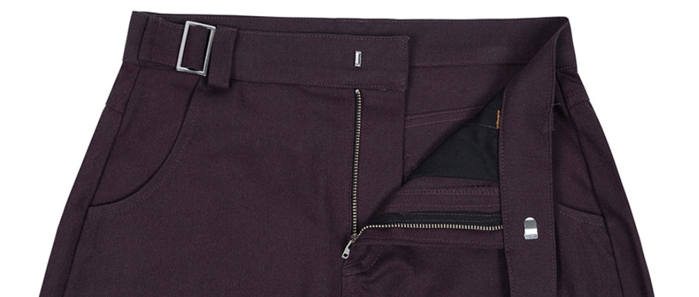 ロマンティッククラウン(ROMANTIC CROWN)   FRONT PLACKET SKIRT_PURPLE