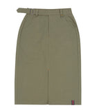 ロマンティッククラウン(ROMANTIC CROWN)     FRONT PLACKET SKIRT_KHAKI