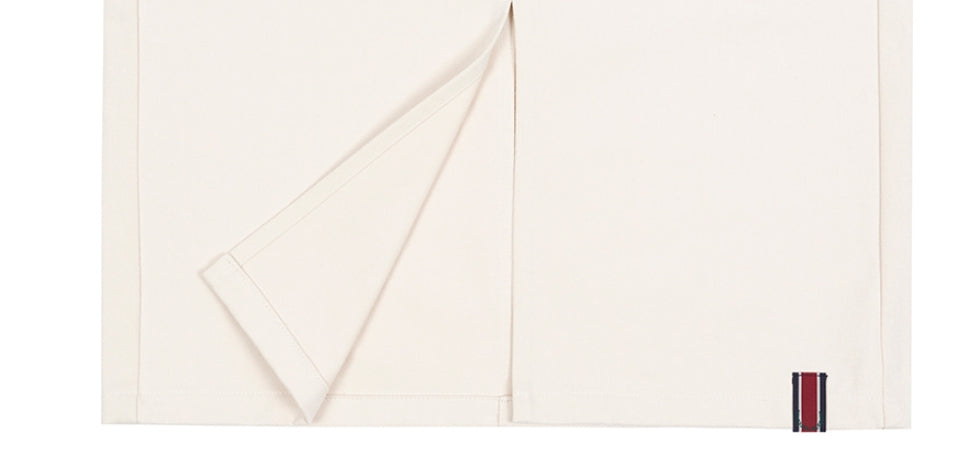 ロマンティッククラウン(ROMANTIC CROWN)    FRONT PLACKET SKIRT_OATMEAL