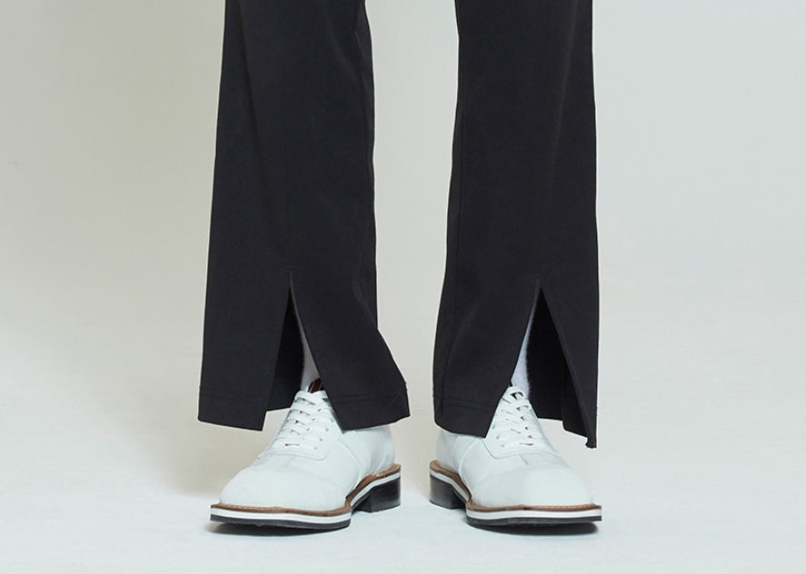 ロマンティッククラウン(ROMANTIC CROWN) PLACKET EASY SLACKS_BLACK
