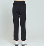 ロマンティッククラウン(ROMANTIC CROWN) PLACKET EASY SLACKS_BLACK