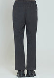 ロマンティッククラウン(ROMANTIC CROWN) PLACKET EASY SLACKS_CHARCOAL