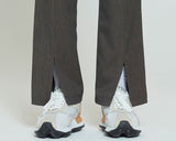 ロマンティッククラウン(ROMANTIC CROWN)   PLACKET EASY SLACKS_BROWN