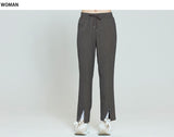 ロマンティッククラウン(ROMANTIC CROWN)   PLACKET EASY SLACKS_BROWN