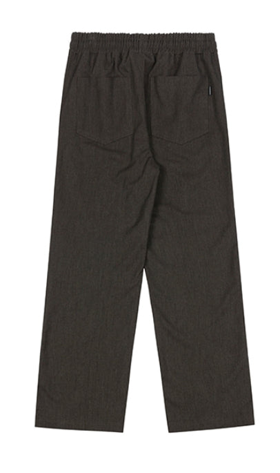 ロマンティッククラウン(ROMANTIC CROWN)   PLACKET EASY SLACKS_BROWN