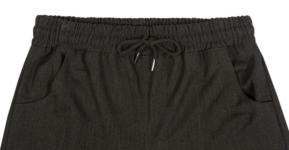 ロマンティッククラウン(ROMANTIC CROWN)   PLACKET EASY SLACKS_BROWN