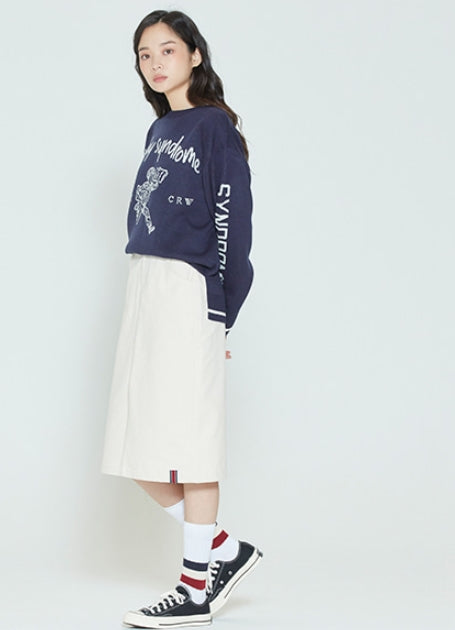 ロマンティッククラウン(ROMANTIC CROWN) SUNDAY NEWS BOY KNITWEAR_NAVY