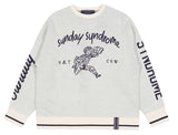 ロマンティッククラウン(ROMANTIC CROWN) SUNDAY NEWS BOY KNITWEAR_OATMEAL