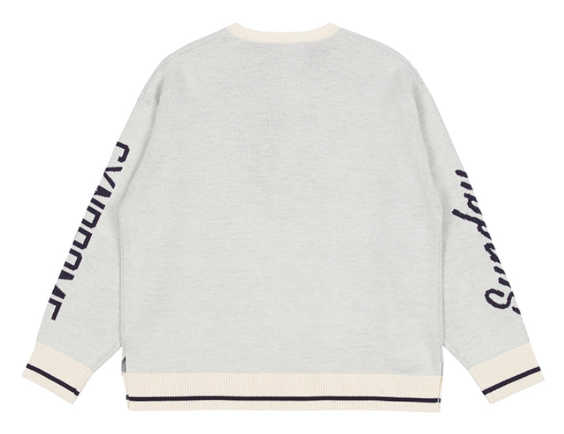 ロマンティッククラウン(ROMANTIC CROWN) SUNDAY NEWS BOY KNITWEAR_OATMEAL
