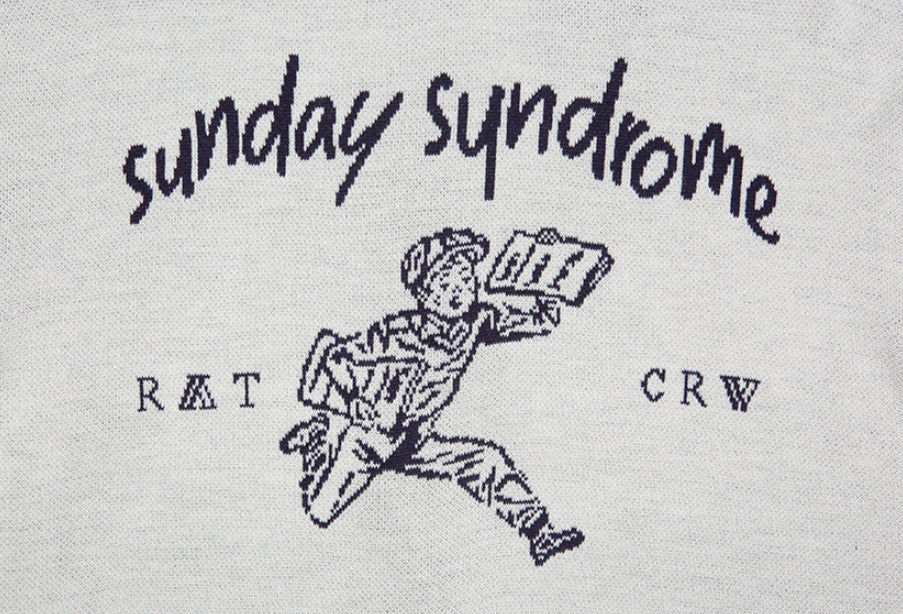 ロマンティッククラウン(ROMANTIC CROWN) SUNDAY NEWS BOY KNITWEAR_OATMEAL