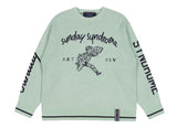 ロマンティッククラウン(ROMANTIC CROWN) SUNDAY NEWS BOY KNITWEAR_LIGHT GREEN