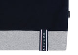 ロマンティッククラウン(ROMANTIC CROWN) PADDLING LOGO PIPING SWEATSHIRT_NAVY
