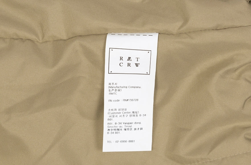 ロマンティッククラウン(ROMANTIC CROWN) COLOR SCHEME FLEECE JACKET_OATMEAL