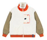 ロマンティッククラウン(ROMANTIC CROWN) COLOR SCHEME FLEECE JACKET_BEIGE
