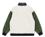 ロマンティッククラウン(ROMANTIC CROWN) COLOR SCHEME FLEECE JACKET_KHAKI