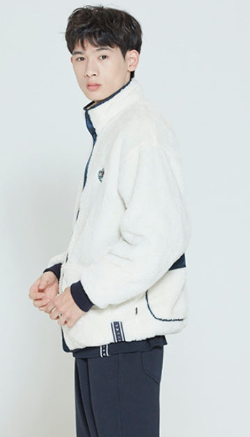 ロマンティッククラウン(ROMANTIC CROWN) BACK POCKET FLEECE JACKET_OATMEAL