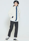 ロマンティッククラウン(ROMANTIC CROWN) BACK POCKET FLEECE JACKET_OATMEAL