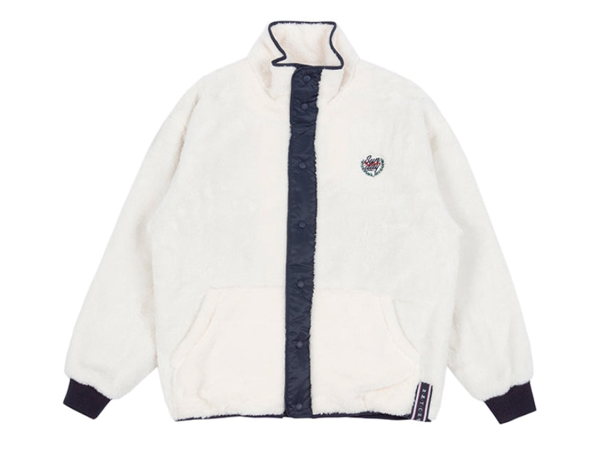 ロマンティッククラウン(ROMANTIC CROWN) BACK POCKET FLEECE JACKET_OATMEAL