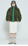 ロマンティッククラウン(ROMANTIC CROWN) BACK POCKET FLEECE JACKET_KHAKI